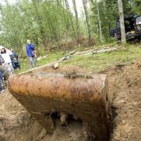 На позицию доставляли трактором или танком