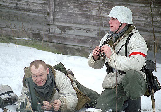 Вражеские миномётчики готовятся открыть огонь... 