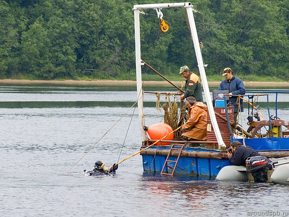 Работа водолаза