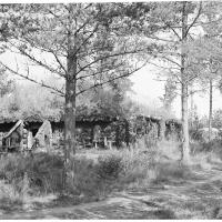 Дерево-земляная ОТ 1936 года и бетонный полукапонир 1939 года