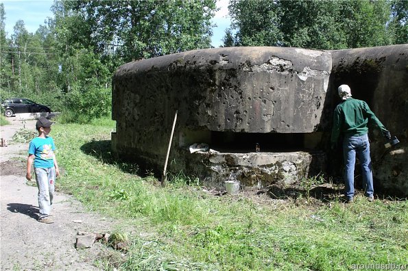 Дот находился на переднем крае обороны Ленинграда