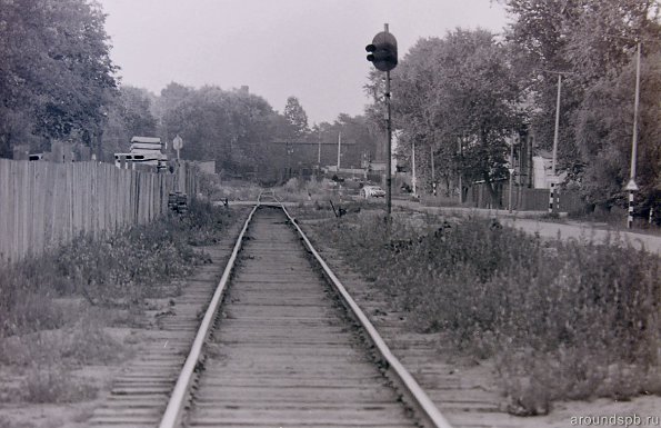 улица Дудко в сторону ул.Бабушкина. 1981 год