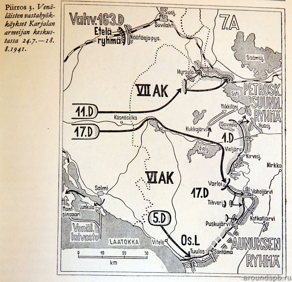 Наступление в Карелии в июле-августе 1941