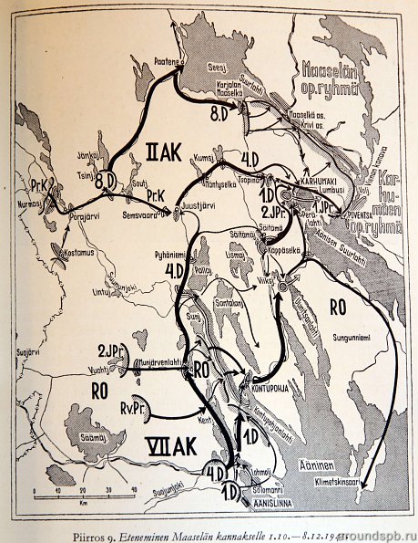 Наступление на Медвежегорск. Октябрь-декабрь 1941