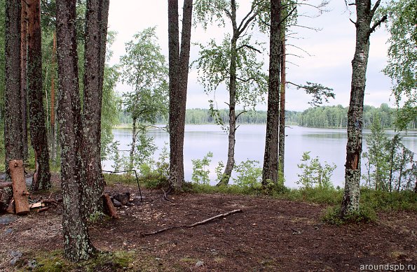 Утренний вид на озеро Халтъярви