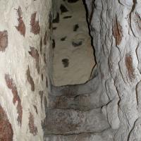Лестница в старинных стенах башня Ратуши. XV век