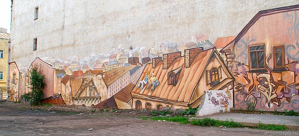 граффити: Выборгские крыши