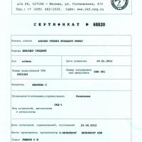 сертификат Общий курс дрессировки 1 степени (ОКД-1)